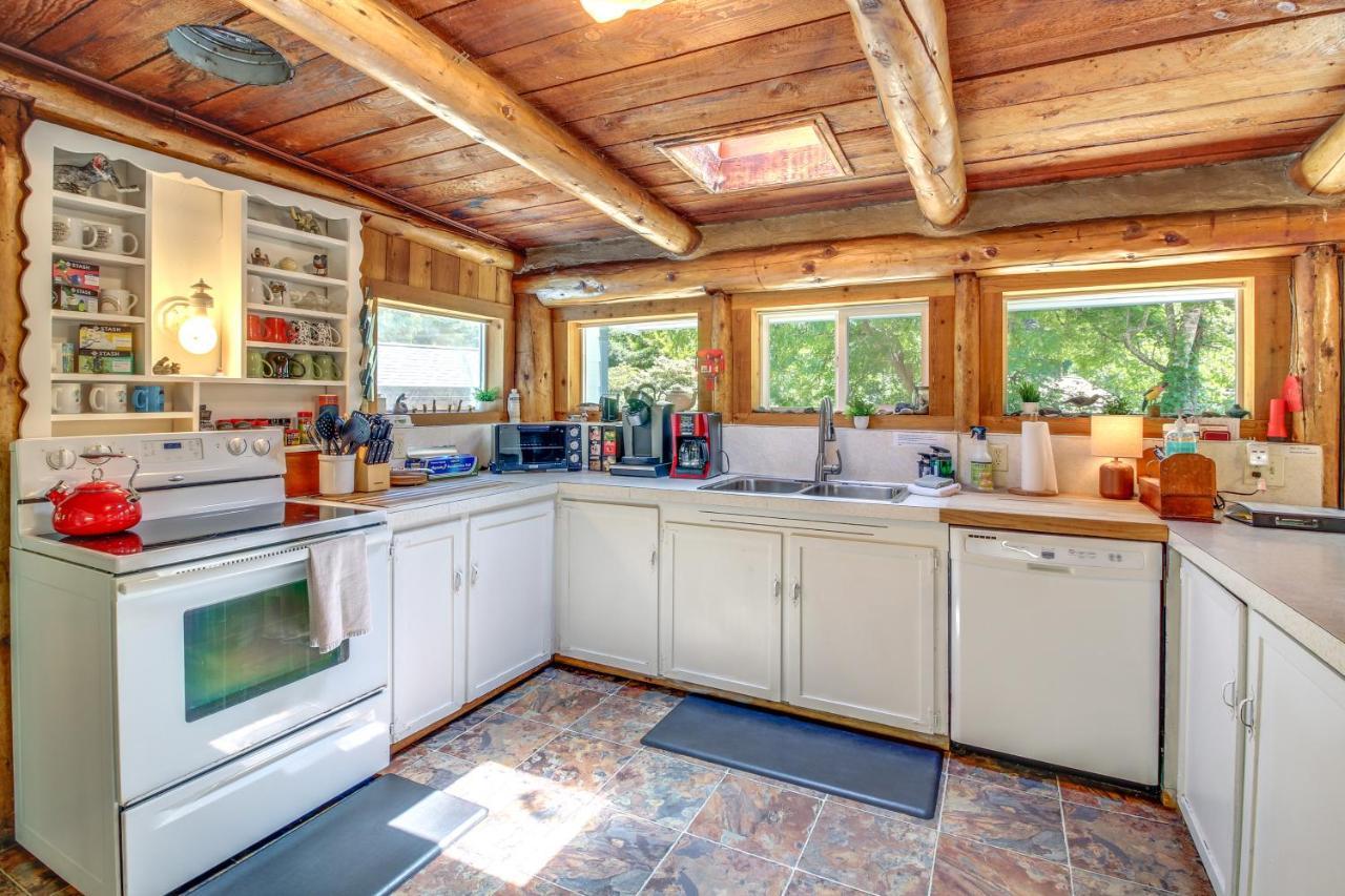 Rustic Bandon Log Cabin On 5 Acres Of Woodlands! Экстерьер фото