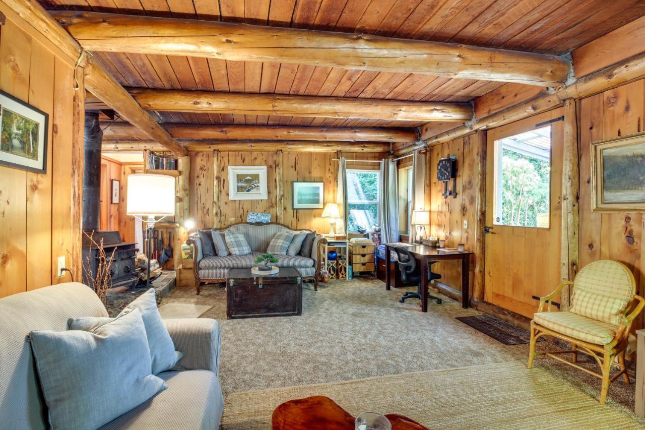 Rustic Bandon Log Cabin On 5 Acres Of Woodlands! Экстерьер фото