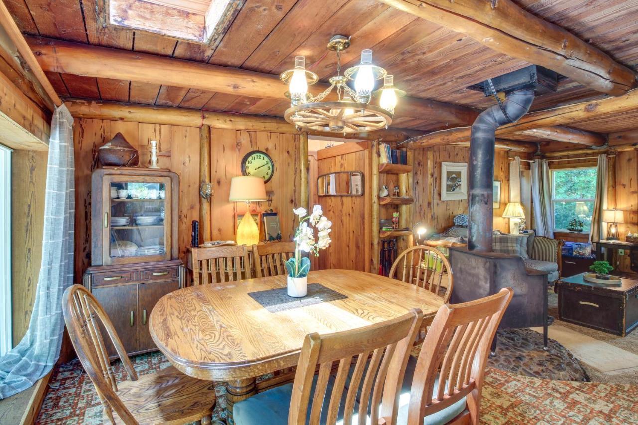 Rustic Bandon Log Cabin On 5 Acres Of Woodlands! Экстерьер фото